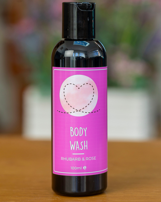 Rhubarb & Rose Body Wash 100ml