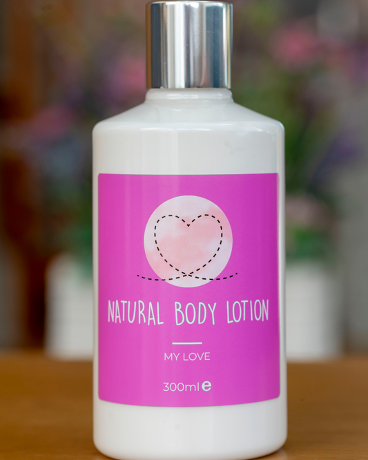 Rose, Geranium & Vanilla with a hint of Patchouli Body Lotion VEGAN
