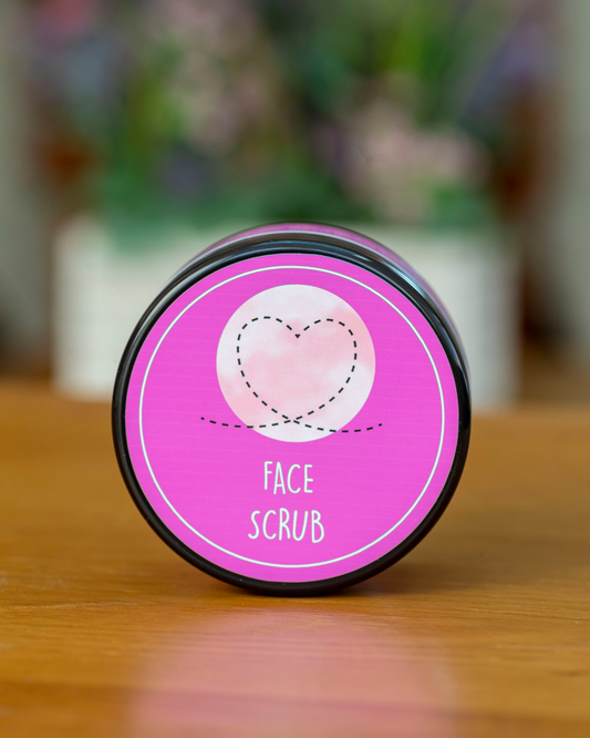 Lavender and Geranium Balancing Facial Scrub 100ml.  VEGAN